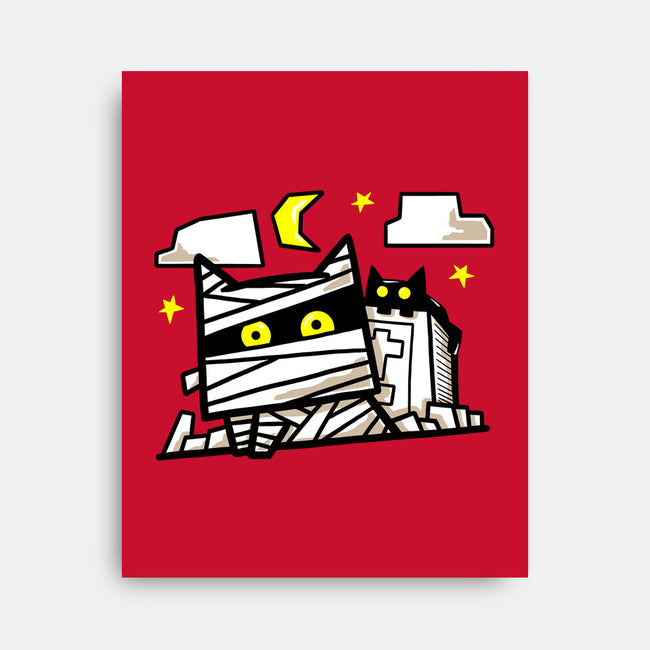 Cat Mummy-None-Stretched-Canvas-bloomgrace28