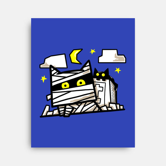 Cat Mummy-None-Stretched-Canvas-bloomgrace28