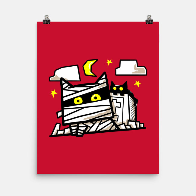 Cat Mummy-None-Matte-Poster-bloomgrace28