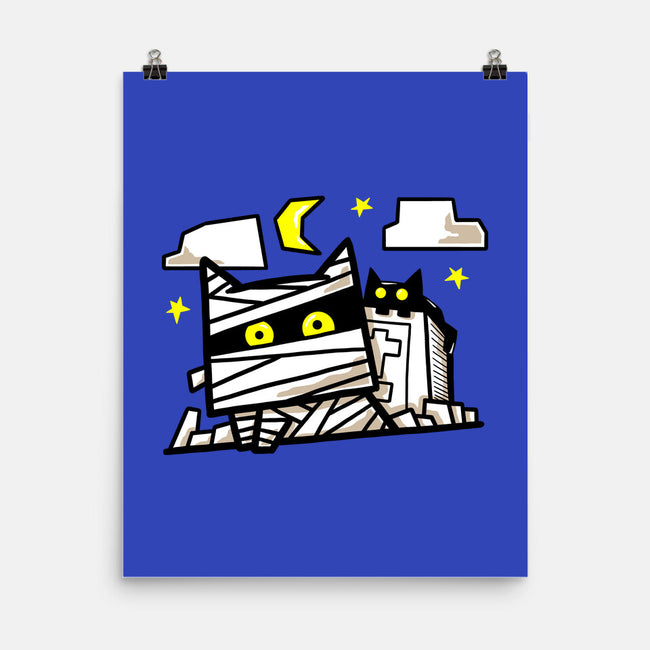 Cat Mummy-None-Matte-Poster-bloomgrace28
