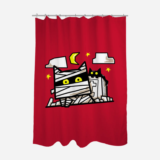 Cat Mummy-None-Polyester-Shower Curtain-bloomgrace28
