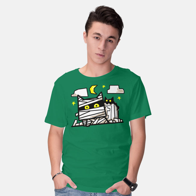 Cat Mummy-Mens-Basic-Tee-bloomgrace28
