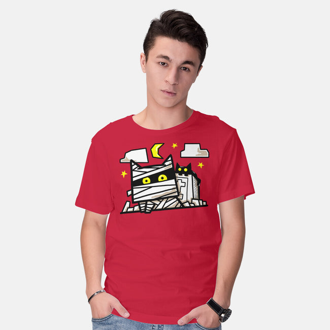 Cat Mummy-Mens-Basic-Tee-bloomgrace28