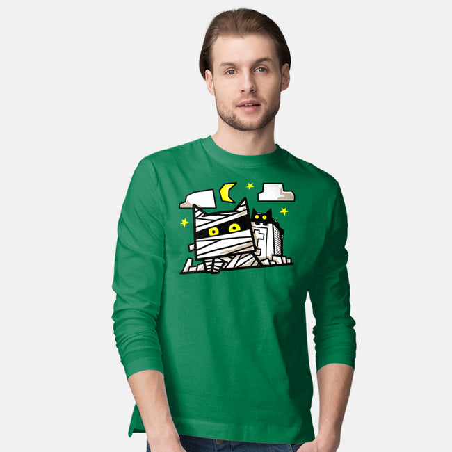 Cat Mummy-Mens-Long Sleeved-Tee-bloomgrace28