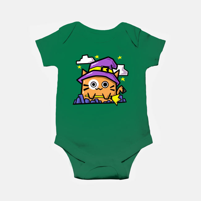Witch Kitty-Baby-Basic-Onesie-bloomgrace28