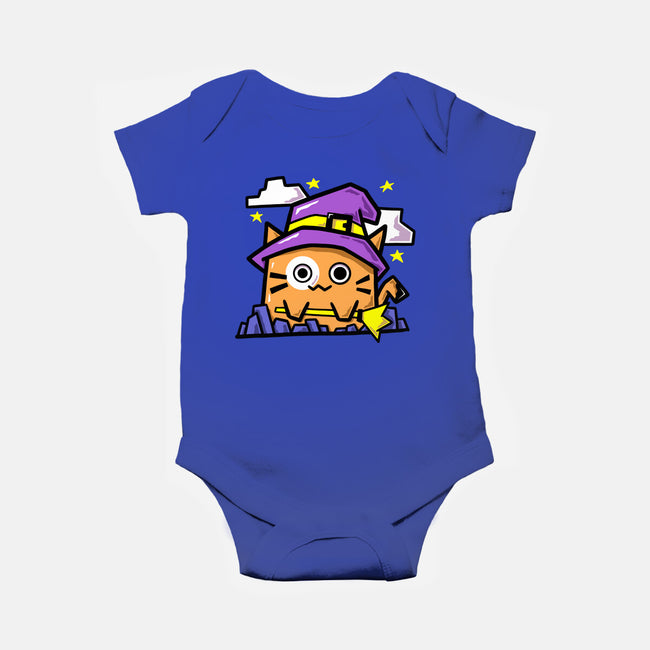 Witch Kitty-Baby-Basic-Onesie-bloomgrace28