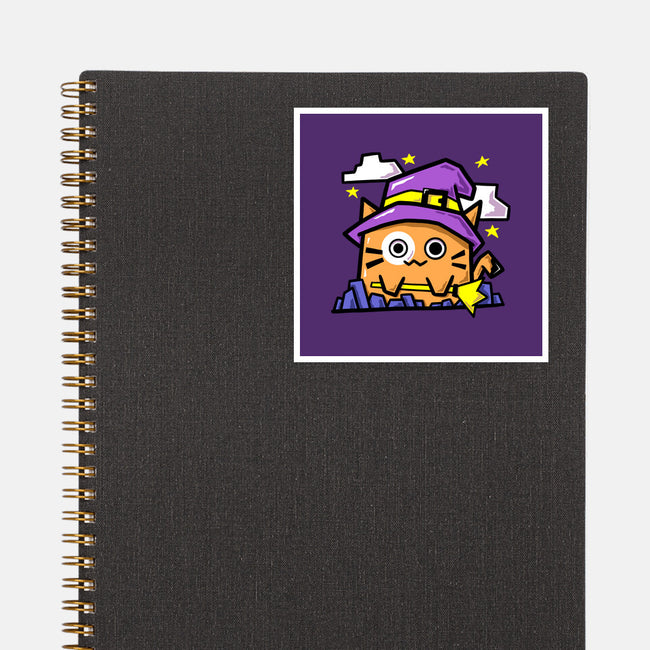 Witch Kitty-None-Glossy-Sticker-bloomgrace28