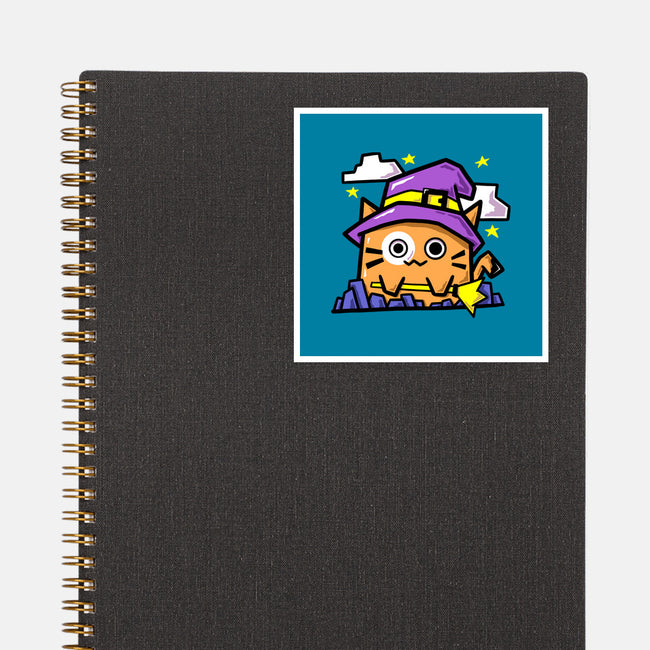 Witch Kitty-None-Glossy-Sticker-bloomgrace28