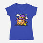 Witch Kitty-Womens-V-Neck-Tee-bloomgrace28