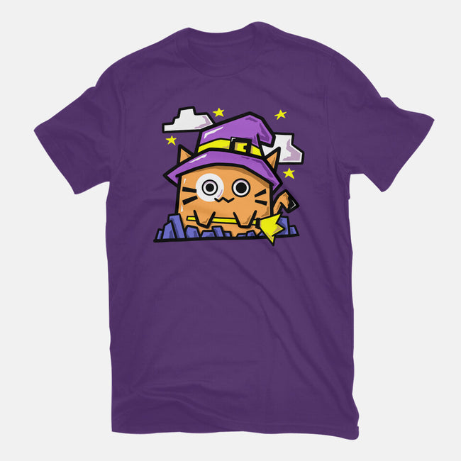 Witch Kitty-Womens-Basic-Tee-bloomgrace28