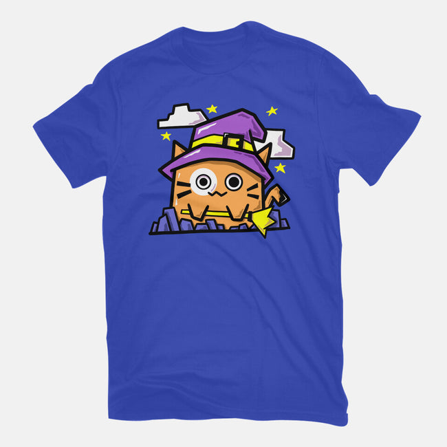 Witch Kitty-Unisex-Basic-Tee-bloomgrace28