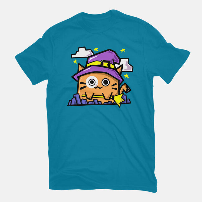 Witch Kitty-Mens-Basic-Tee-bloomgrace28