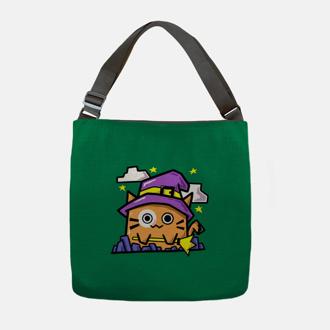 Witch Kitty-None-Adjustable Tote-Bag-bloomgrace28