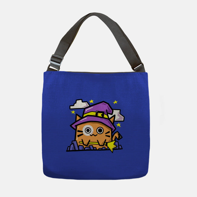 Witch Kitty-None-Adjustable Tote-Bag-bloomgrace28