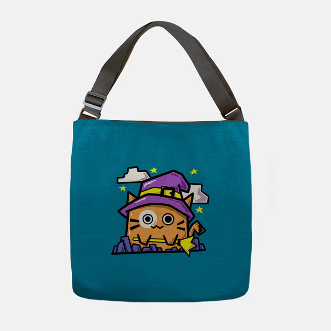 Witch Kitty-None-Adjustable Tote-Bag-bloomgrace28