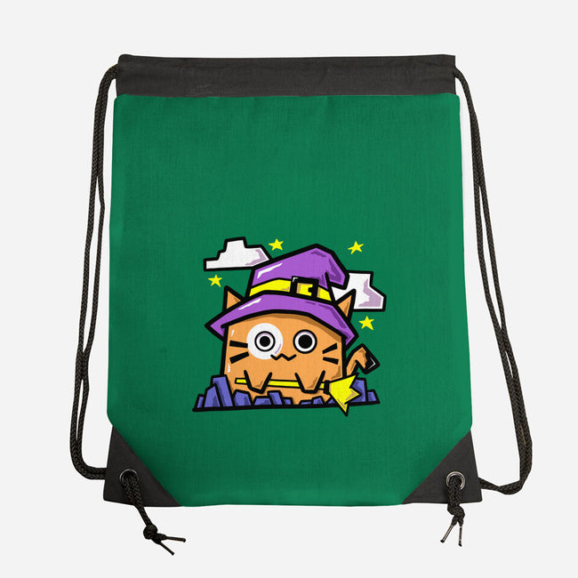 Witch Kitty-None-Drawstring-Bag-bloomgrace28