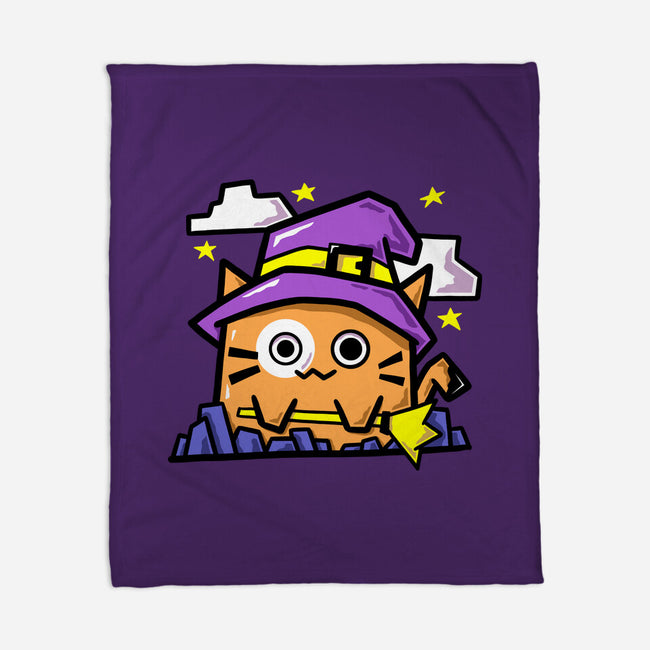 Witch Kitty-None-Fleece-Blanket-bloomgrace28