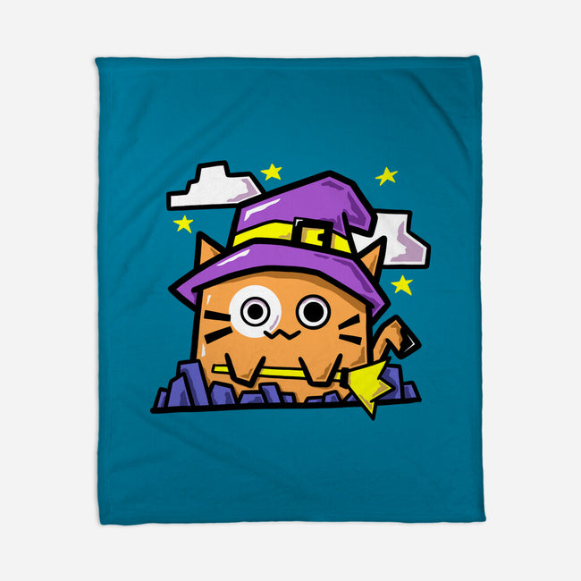 Witch Kitty-None-Fleece-Blanket-bloomgrace28