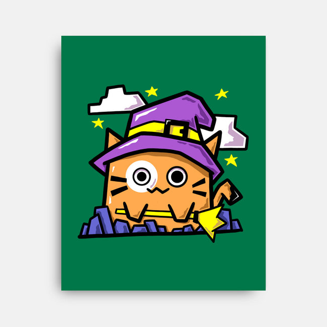 Witch Kitty-None-Stretched-Canvas-bloomgrace28