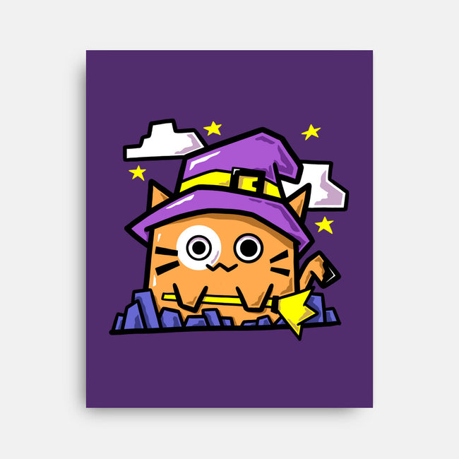 Witch Kitty-None-Stretched-Canvas-bloomgrace28