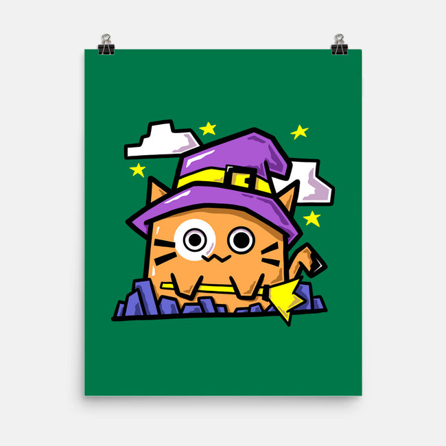 Witch Kitty-None-Matte-Poster-bloomgrace28