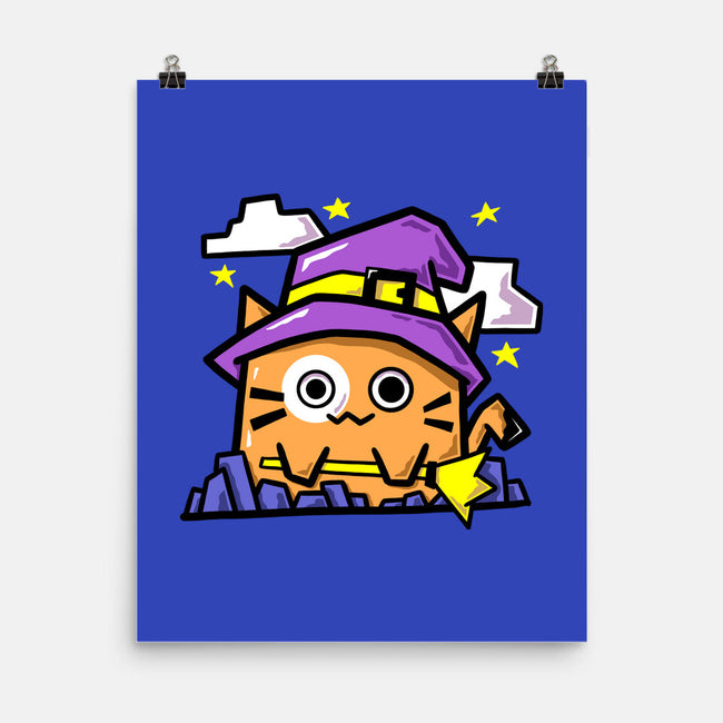Witch Kitty-None-Matte-Poster-bloomgrace28
