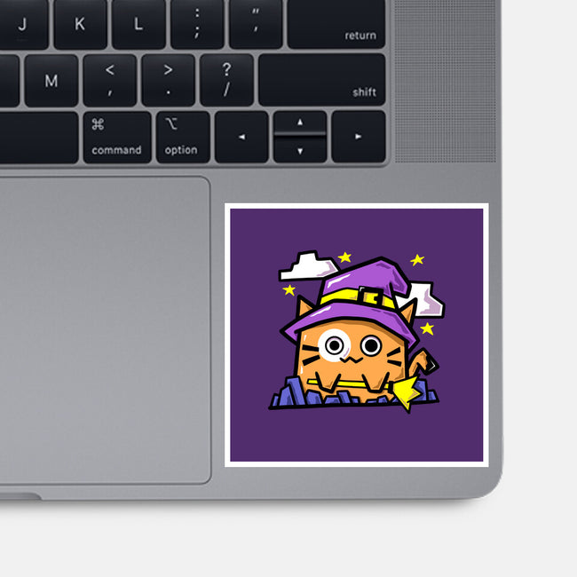 Witch Kitty-None-Glossy-Sticker-bloomgrace28