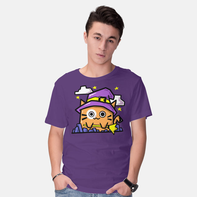 Witch Kitty-Mens-Basic-Tee-bloomgrace28
