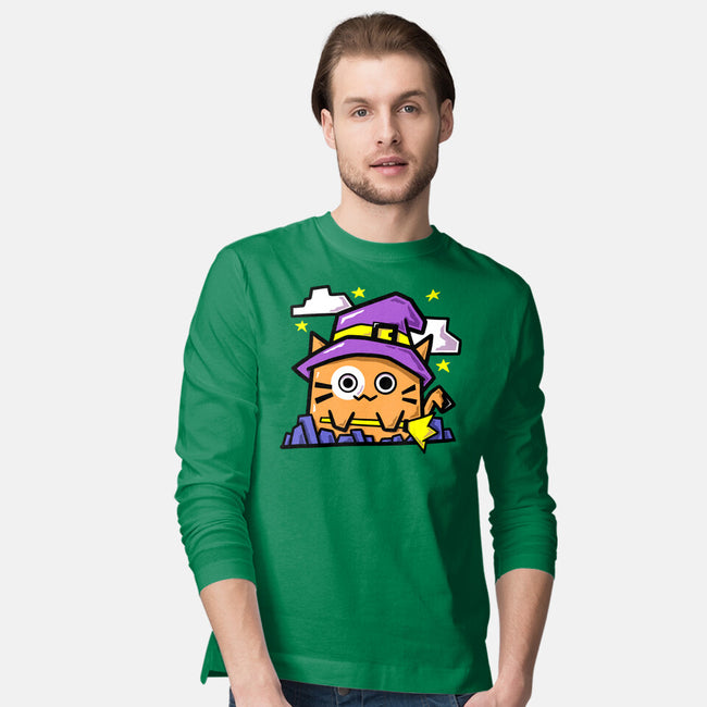 Witch Kitty-Mens-Long Sleeved-Tee-bloomgrace28