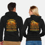 Mostly Curse Free-Unisex-Zip-Up-Sweatshirt-kg07