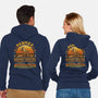 Mostly Curse Free-Unisex-Zip-Up-Sweatshirt-kg07