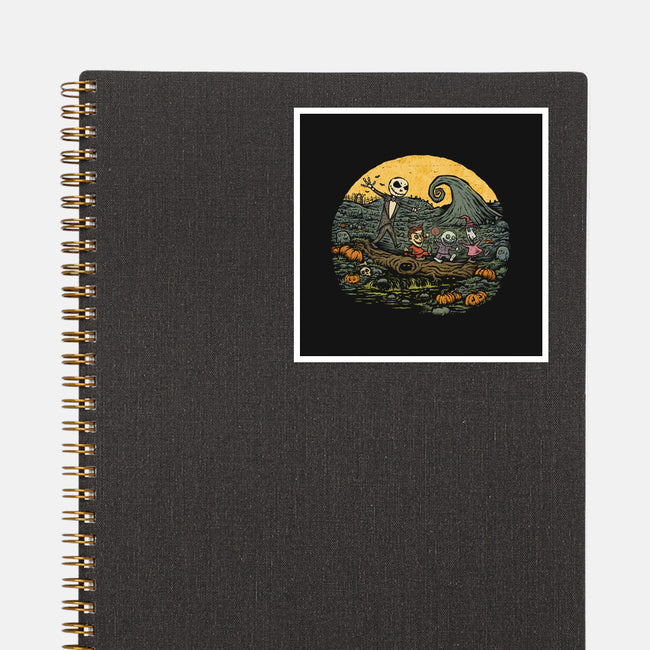 A Most Horrible Stroll-None-Glossy-Sticker-kg07