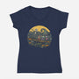A Most Horrible Stroll-Womens-V-Neck-Tee-kg07