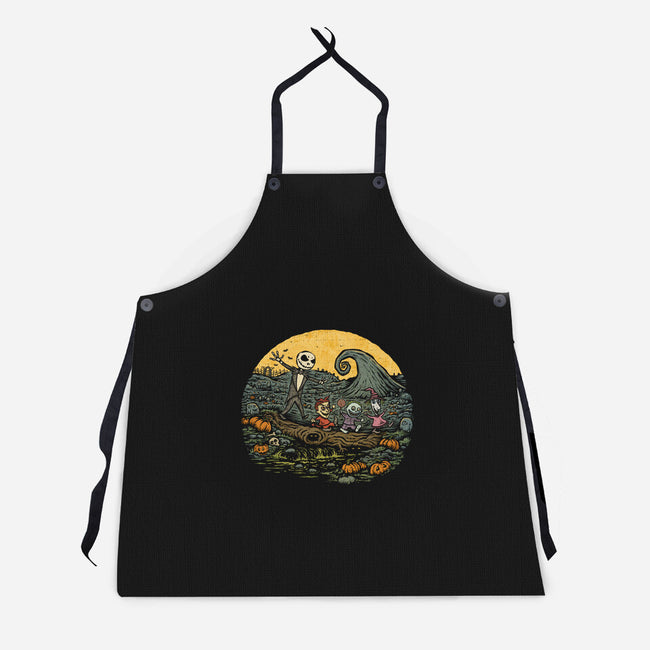A Most Horrible Stroll-Unisex-Kitchen-Apron-kg07