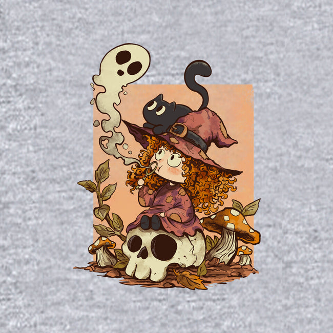 Boo Bubble Witch-Womens-Fitted-Tee-fanfabio