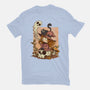 Boo Bubble Witch-Womens-Fitted-Tee-fanfabio