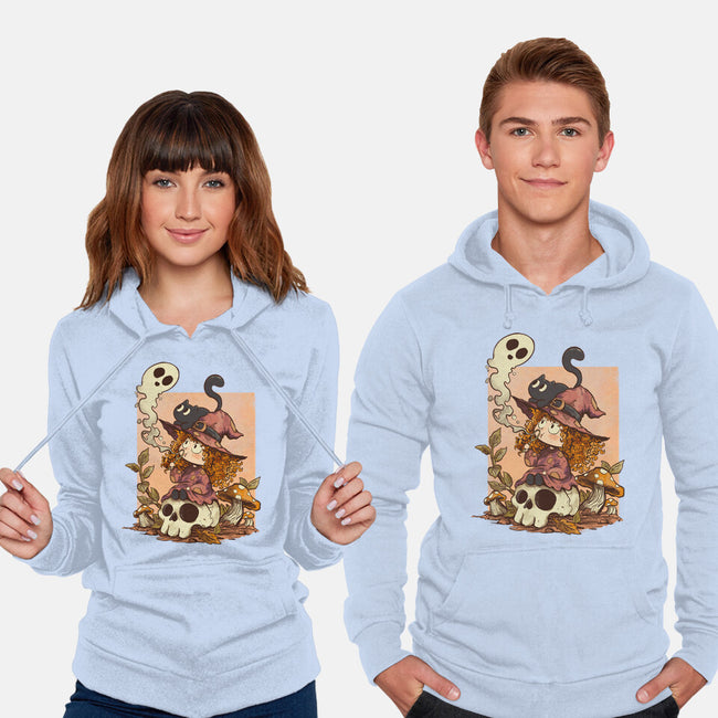 Boo Bubble Witch-Unisex-Pullover-Sweatshirt-fanfabio