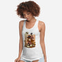 Boo Bubble Witch-Womens-Racerback-Tank-fanfabio