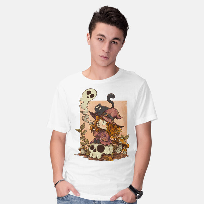 Boo Bubble Witch-Mens-Basic-Tee-fanfabio