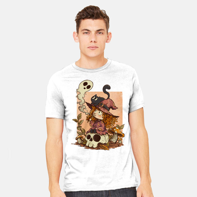 Boo Bubble Witch-Mens-Heavyweight-Tee-fanfabio