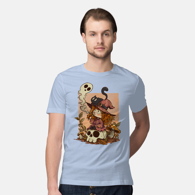 Boo Bubble Witch-Mens-Premium-Tee-fanfabio