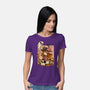 Boo Bubble Witch-Womens-Basic-Tee-fanfabio