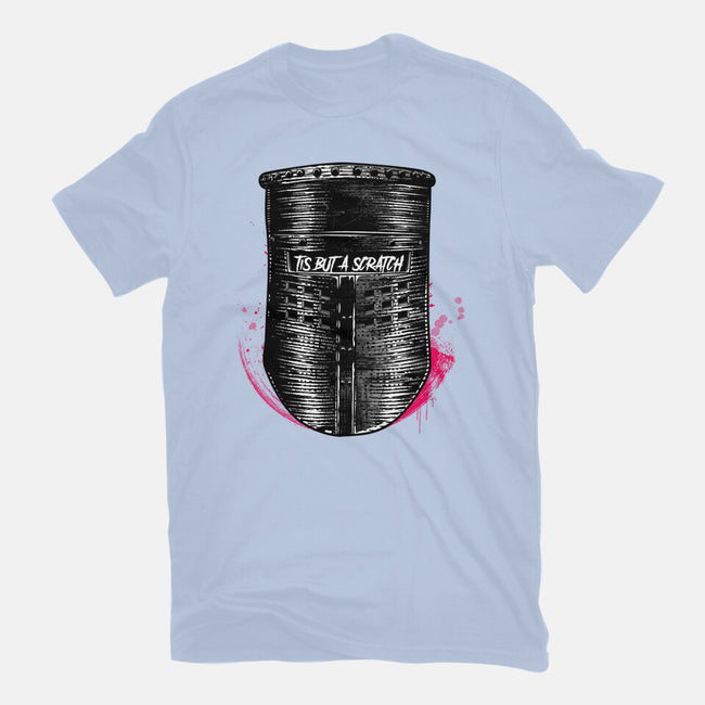 But A Scratch Helmet-Mens-Heavyweight-Tee-rocketman_art