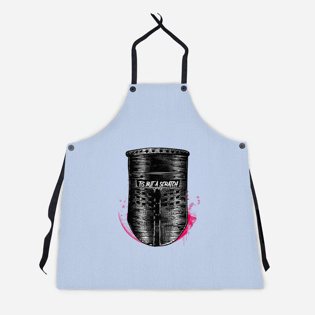 But A Scratch Helmet-Unisex-Kitchen-Apron-rocketman_art
