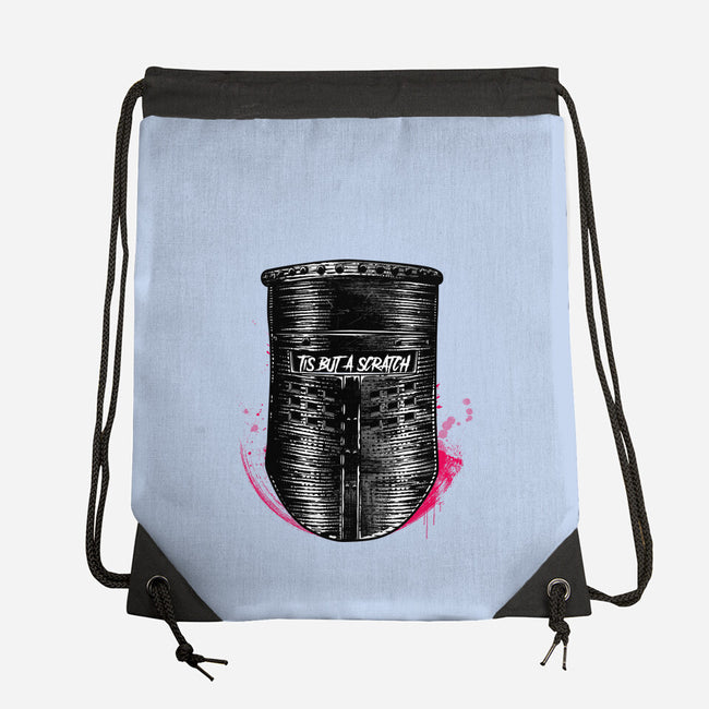 But A Scratch Helmet-None-Drawstring-Bag-rocketman_art