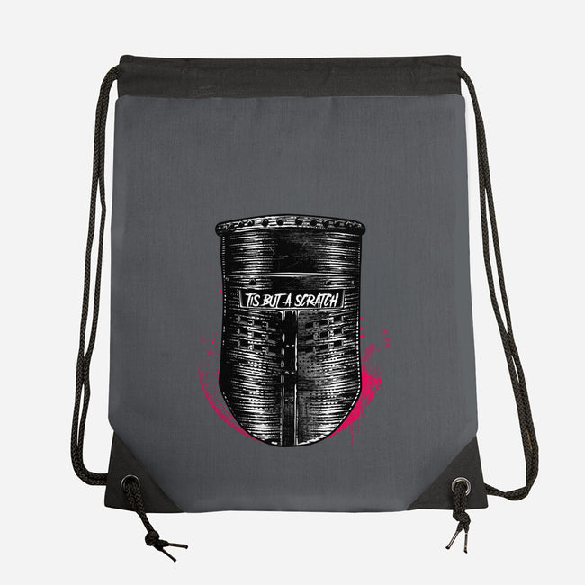 But A Scratch Helmet-None-Drawstring-Bag-rocketman_art