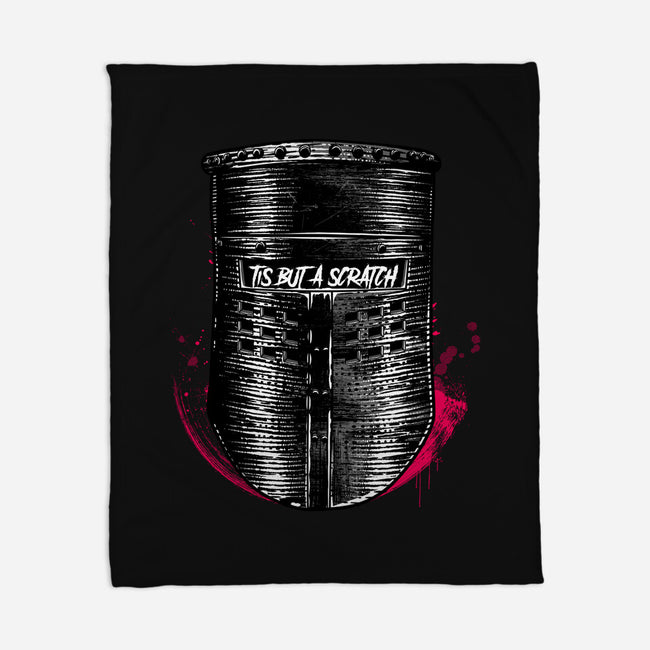 But A Scratch Helmet-None-Fleece-Blanket-rocketman_art