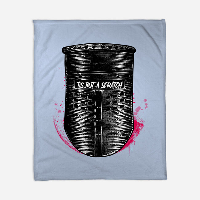 But A Scratch Helmet-None-Fleece-Blanket-rocketman_art
