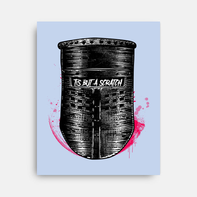 But A Scratch Helmet-None-Stretched-Canvas-rocketman_art