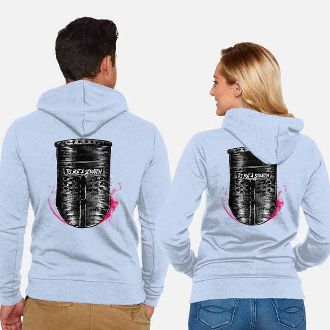 But A Scratch Helmet-Unisex-Zip-Up-Sweatshirt-rocketman_art